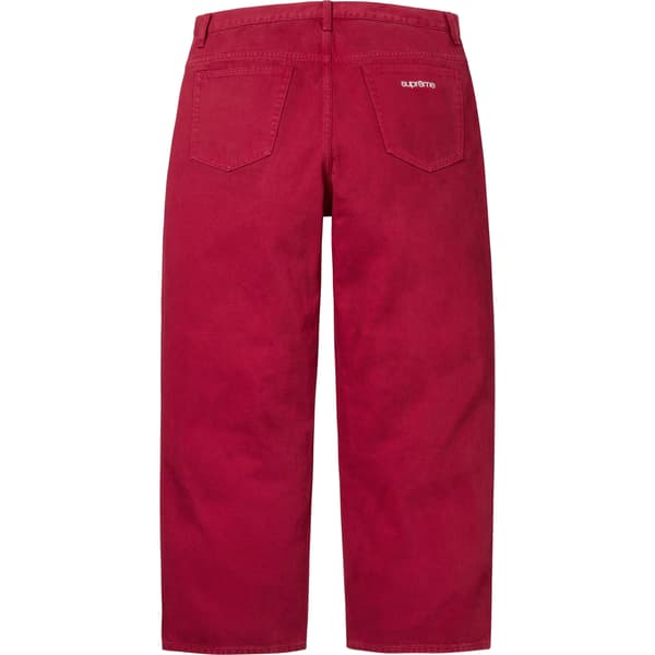Supreme Baggy Jean - Red (front)