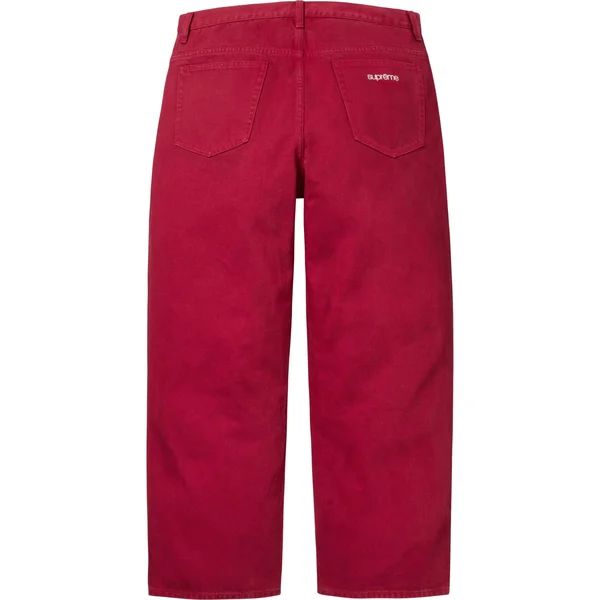 Supreme Baggy Jean - Red (front)