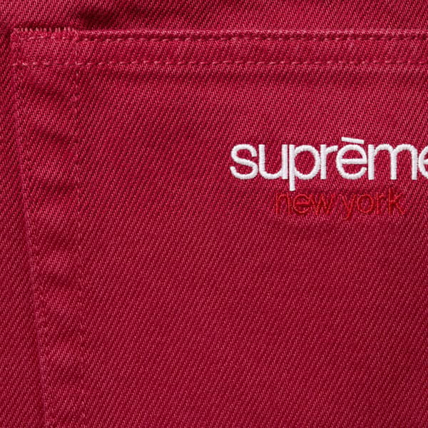 Supreme Baggy Jean - Red (front)