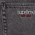 Supreme Baggy Jean - Washed Black (front)