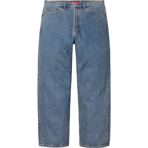 Supreme Baggy Jean - Washed Indigo (front)