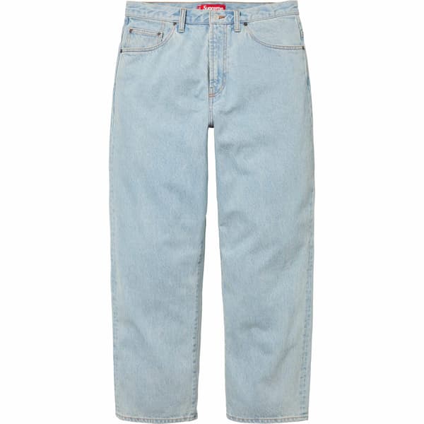 Supreme Baggy Jean - Washed Indigo (front)