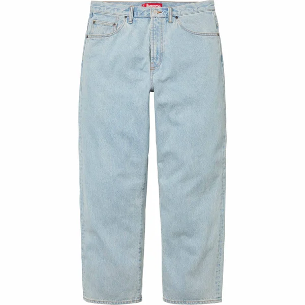 Supreme Baggy Jean - Washed Indigo (front)
