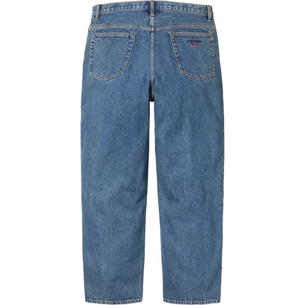 Supreme Baggy Jean - Washed Indigo (front)