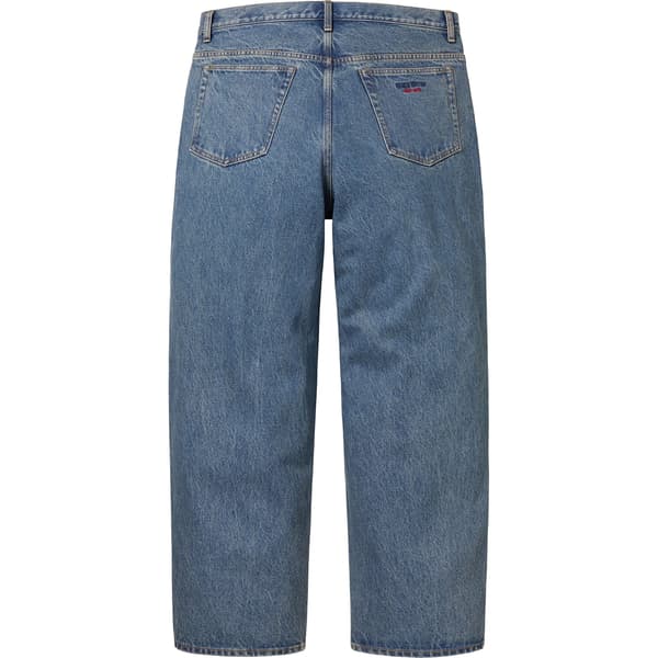 Supreme Baggy Jean - Washed Indigo (front)
