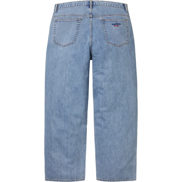 Supreme Baggy Jean - Washed Indigo (front)