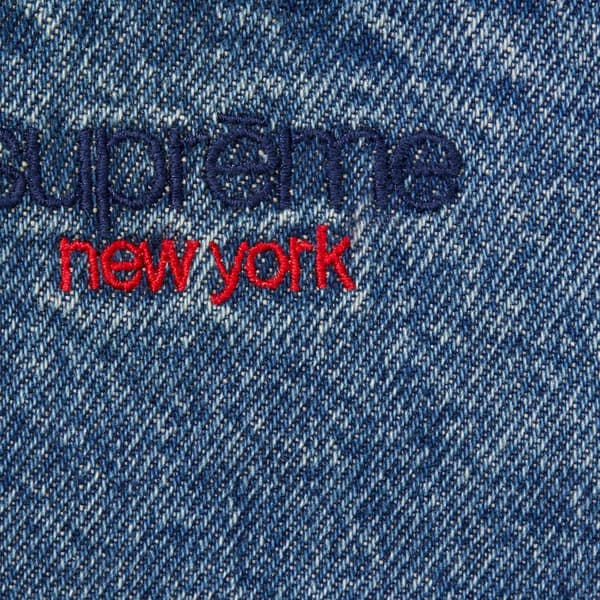Supreme Baggy Jean - Washed Indigo (front)
