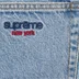 Supreme Baggy Jean - Washed Indigo (front)