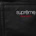 Supreme Baggy Leather Short - Black (front)