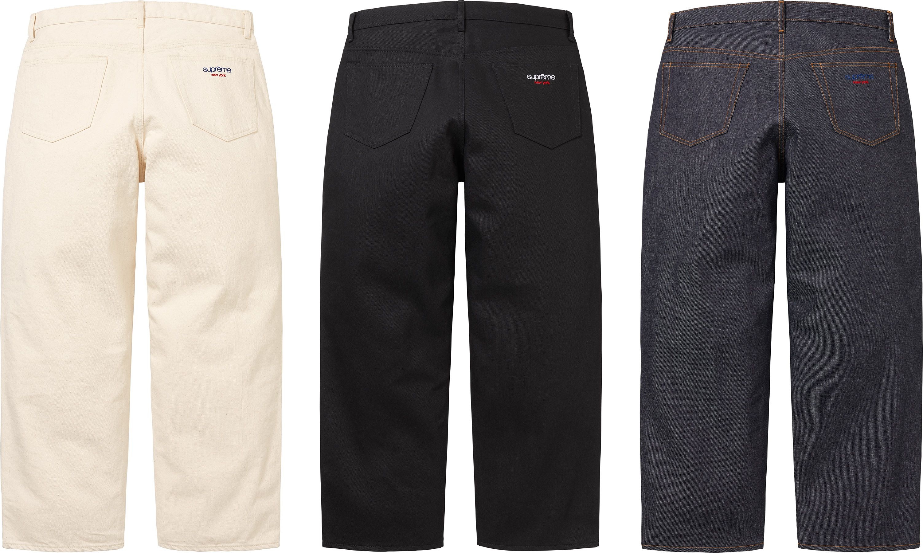 Supreme Baggy Selvedge Jean colorway 5