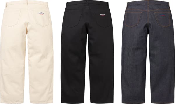 Supreme Baggy Selvedge Jean - Group Shots (front)