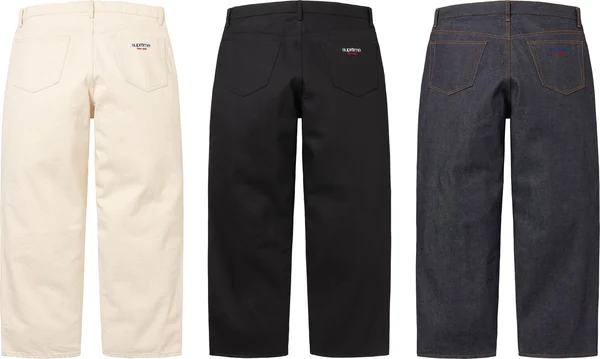 Supreme Baggy Selvedge Jean - Group Shots (front)
