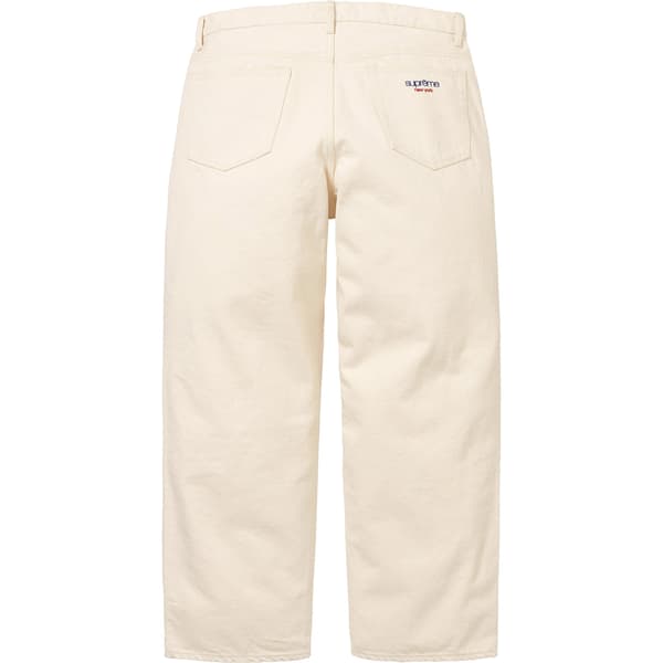 Supreme Baggy Selvedge Jean - Natural (front)