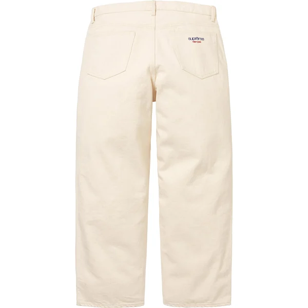 Supreme Baggy Selvedge Jean - Natural (front)