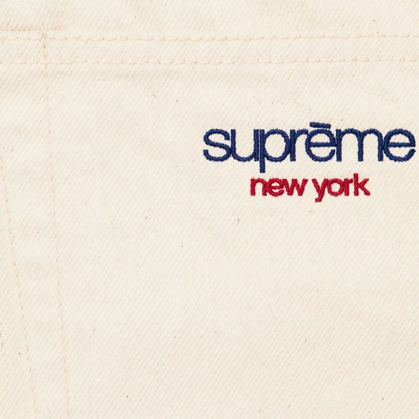 Supreme Baggy Selvedge Jean - Natural (front)