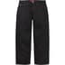 Supreme Baggy Selvedge Jean - Rigid Black (front)