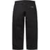 Supreme Baggy Selvedge Jean - Rigid Black (front)
