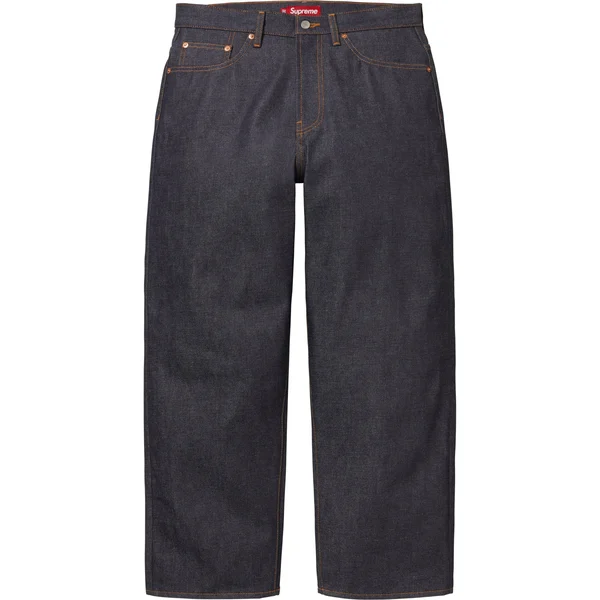 Supreme Baggy Selvedge Jean - Rigid Indigo (front)