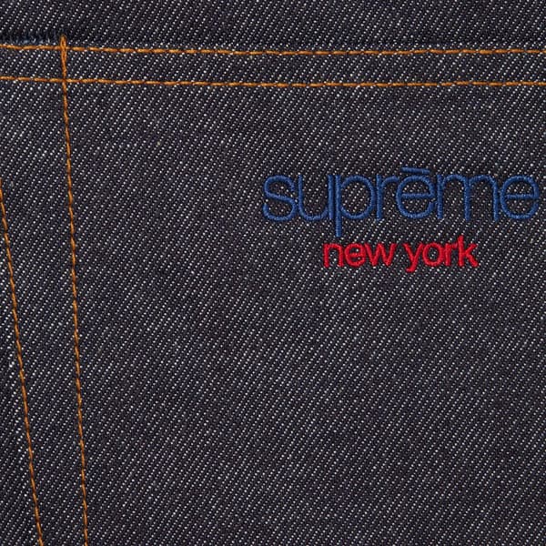 Supreme Baggy Selvedge Jean - Rigid Indigo (front)