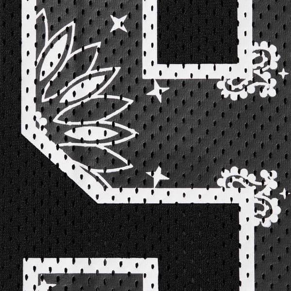 Supreme Bandana Football Jersey - Black (front)