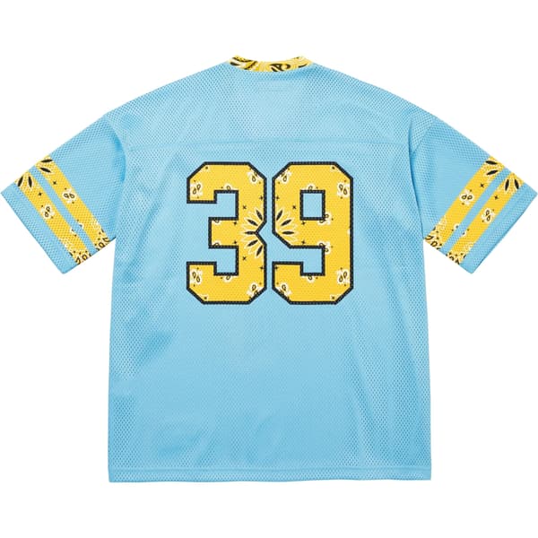 Supreme Bandana Football Jersey - Blue (front)