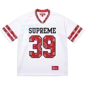 Supreme Bandana Football Jersey White
