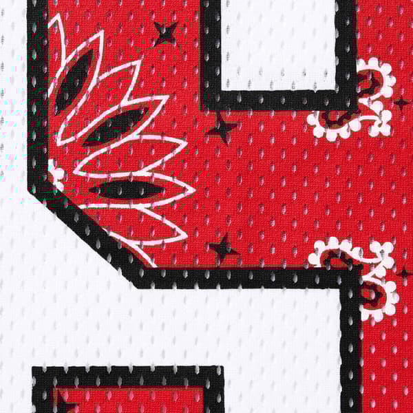 Supreme Bandana Football Jersey - White (front)