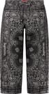 Supreme Bandana Jacquard Baggy Jean - Black (front)