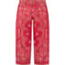 Supreme Bandana Jacquard Baggy Jean - Red (front)