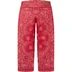 Supreme Bandana Jacquard Baggy Jean - Red (front)