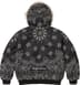 Supreme Bandana Jacquard Denim Hooded Work Jacket - Black (front)