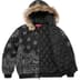 Supreme Bandana Jacquard Denim Hooded Work Jacket - Black (front)
