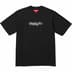 Supreme Banner S/S Top - Black (front)