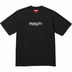 Supreme Banner S/S Top - Black (front)