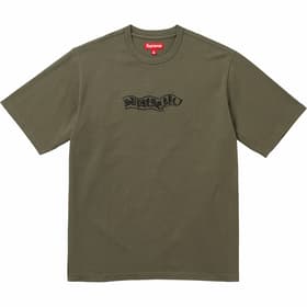 Supreme Banner S/S Top Olive