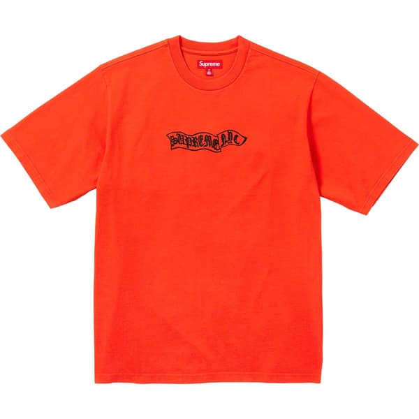 Supreme Banner S/S Top - Orange (front)