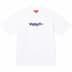 Supreme Banner S/S Top - White (front)