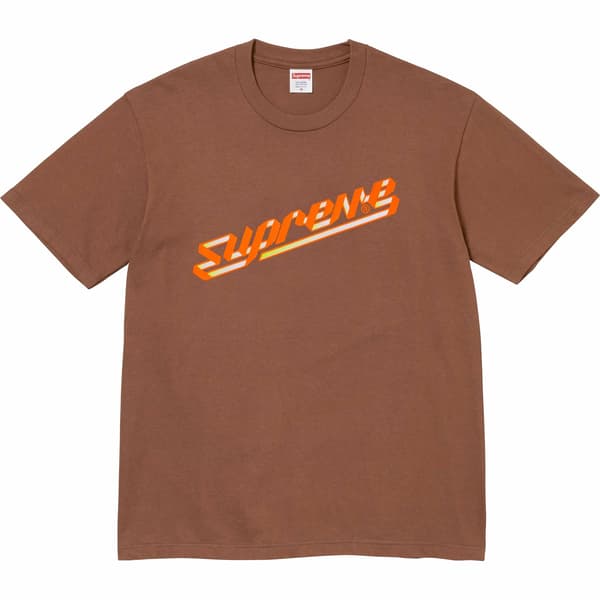 Supreme Banner Tee - Brown (front)