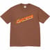 Supreme Banner Tee - Brown (front)