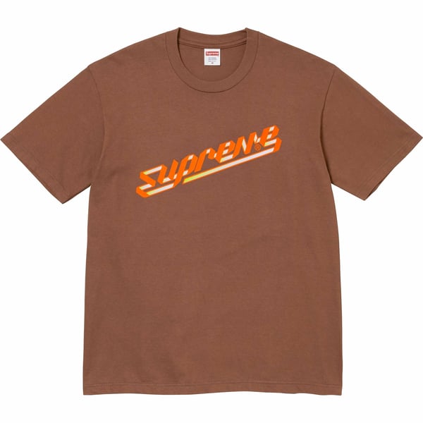 Supreme Banner Tee - Brown (front)