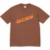 Supreme Banner Tee - Brown (front)