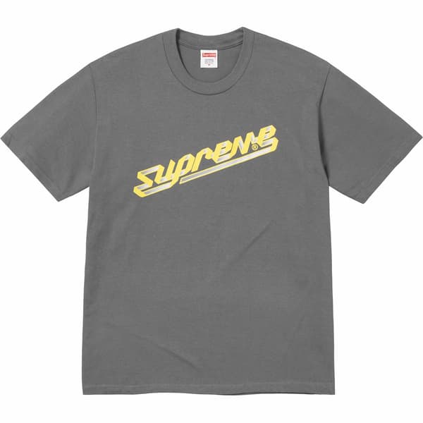 Supreme Banner Tee - Charcoal (front)