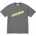 Supreme Banner Tee - Charcoal (front)