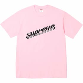 Supreme Banner Tee Light Pink