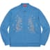Supreme Beaded Appliqué Cardigan - Bright Blue (front)