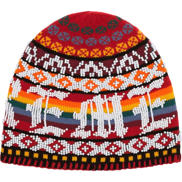 Supreme Beaded Beanie - Red (front)