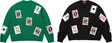 Supreme Beaded Cards Sweater