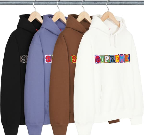 Supreme Beaded Hooded Sweatshirt - Product Image