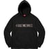 Supreme Beaded Hooded Sweatshirt - Black (front)