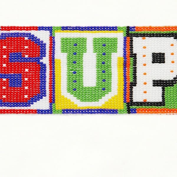 Supreme Beaded Hooded Sweatshirt - White (front)